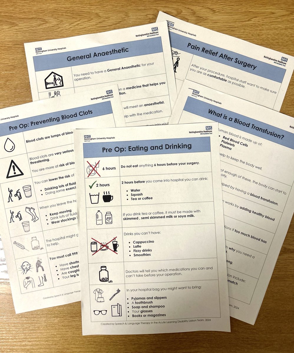 This week the team have been working on developing and adapting the generic patient information pack that is given out before a procedure. Important, informative and now accessible 🙌🏼 #MyLDteamday