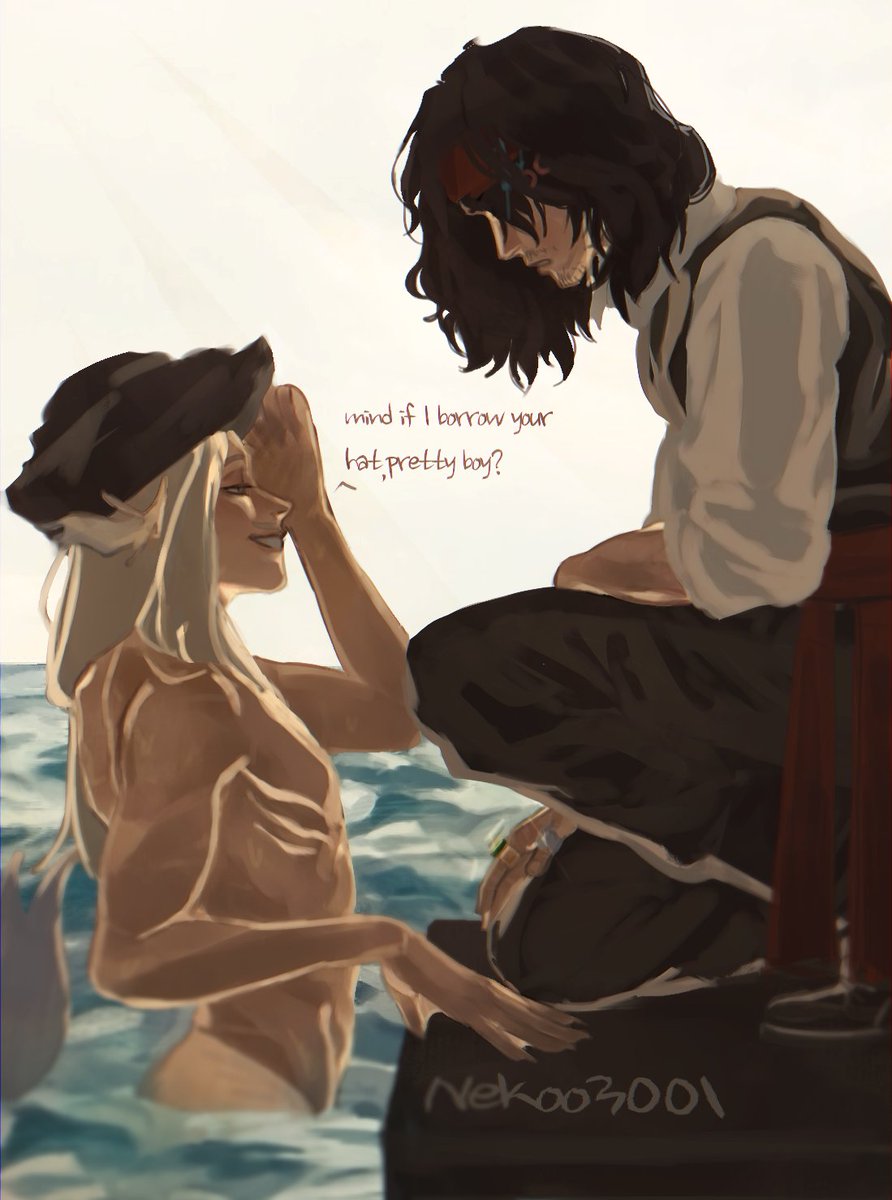 マイ相 🧜‍♂️ Brought some erasermic. Am I too late for this mermay thing? I planned on drawing Aizawa as a mermay at first, but I like his pirate design too much