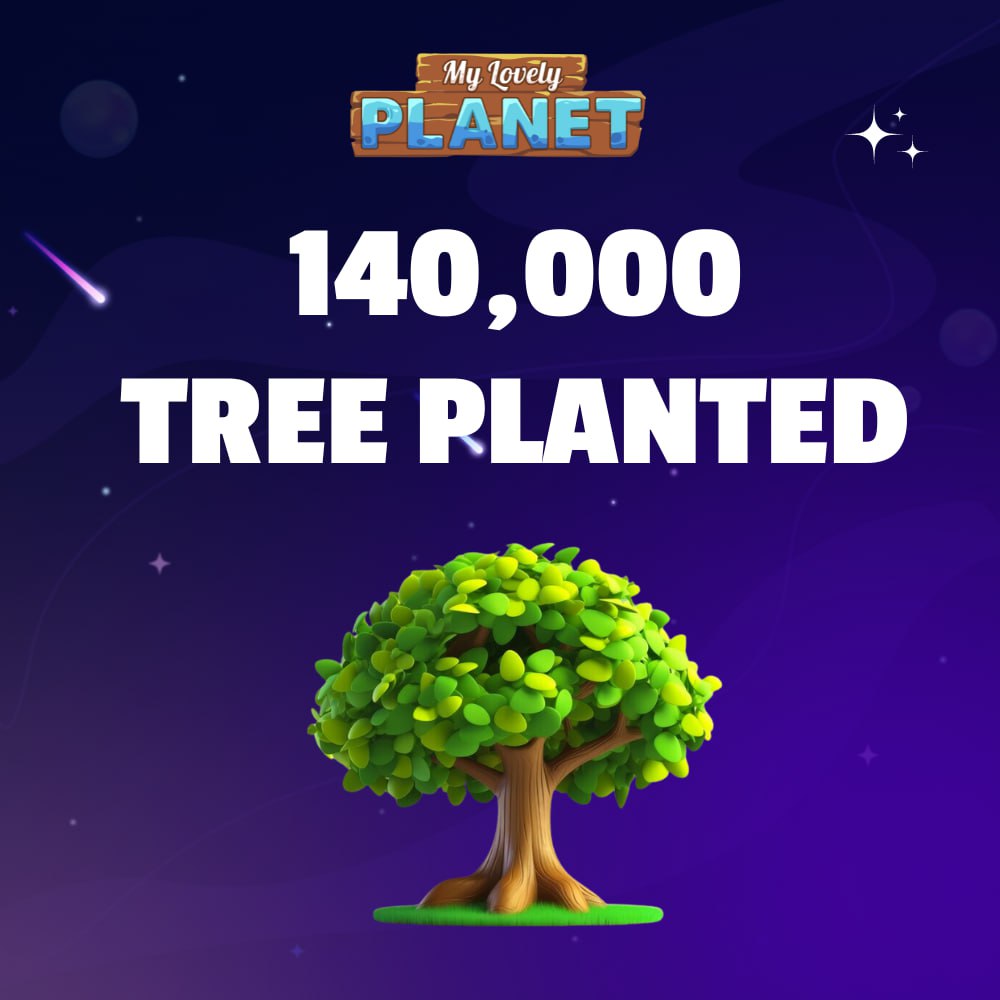 💥Another milestone to be proud of!

Together we've planted a total of 137,033 trees, My Lovely Family! 🌳🚀 

📱 79,445 trees thanks to our Game
🌐 48,088 trees through communication operations
🌱 9,500 trees from our own plantings

🌍 Whether in Madagascar, Kenya, or France,