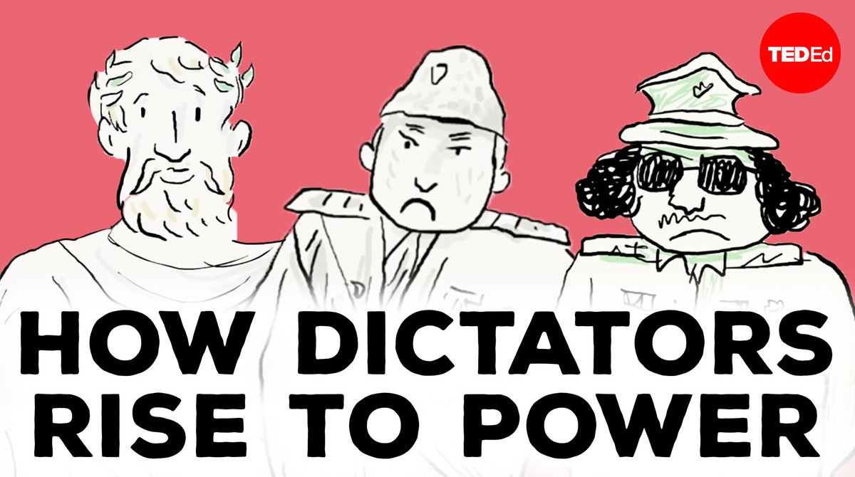 NEW VIDEO: How do dictators rise to power, and is it ever possible to have “good” dictators? Explore what happened when 6 dictators throughout history took over: t.ted.com/Sv5oHEA