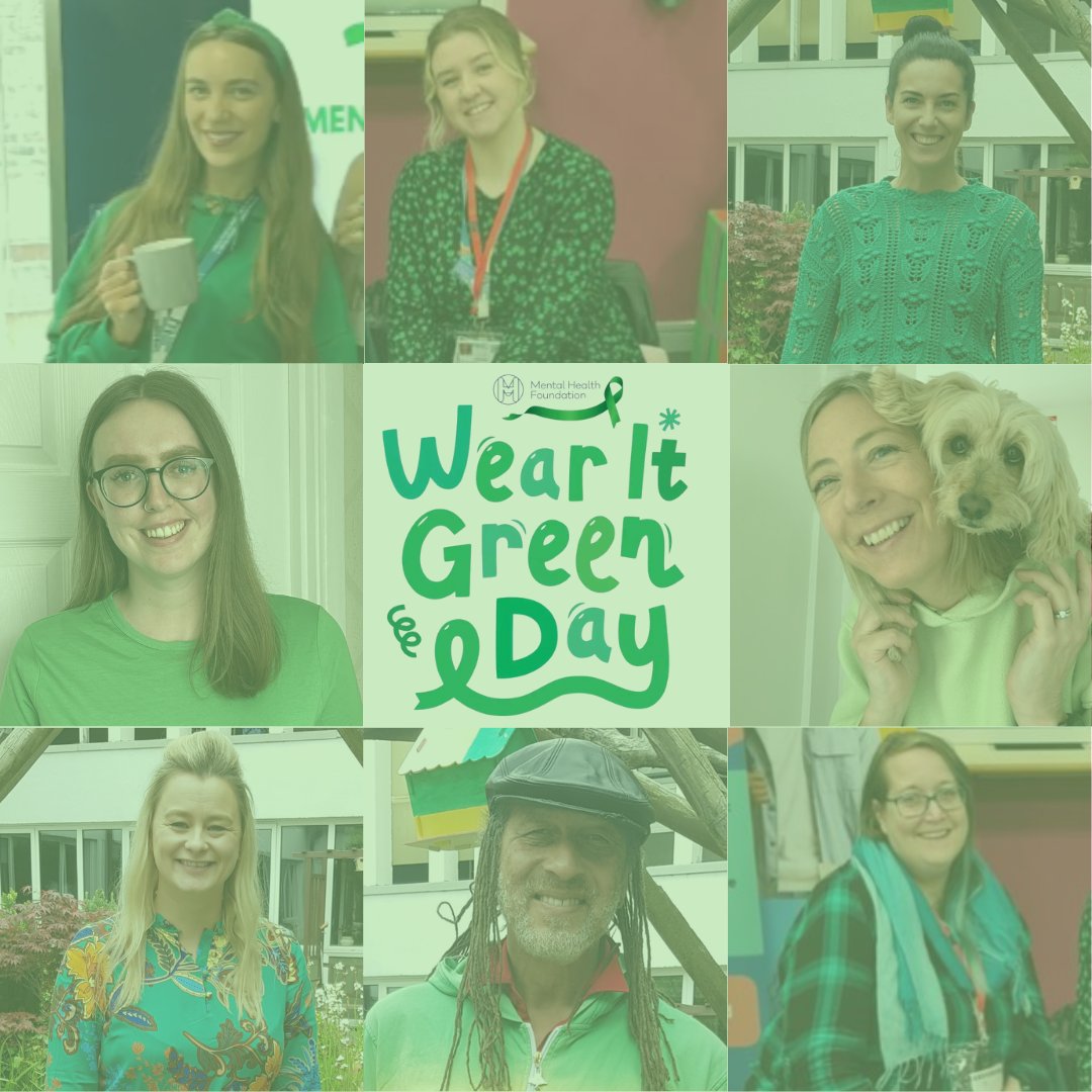 We're taking part in Wear It Green Day to raise awareness of #MentalHealthAwarenessWeek 💚 #WearItGreenDay #MentalHealthAwareness