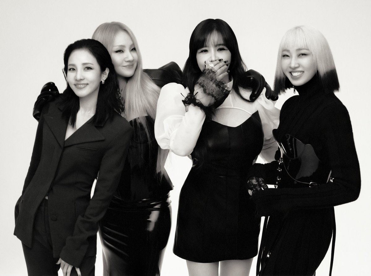 2NE1 reunites in new photoshoot for their 15 year anniversary.