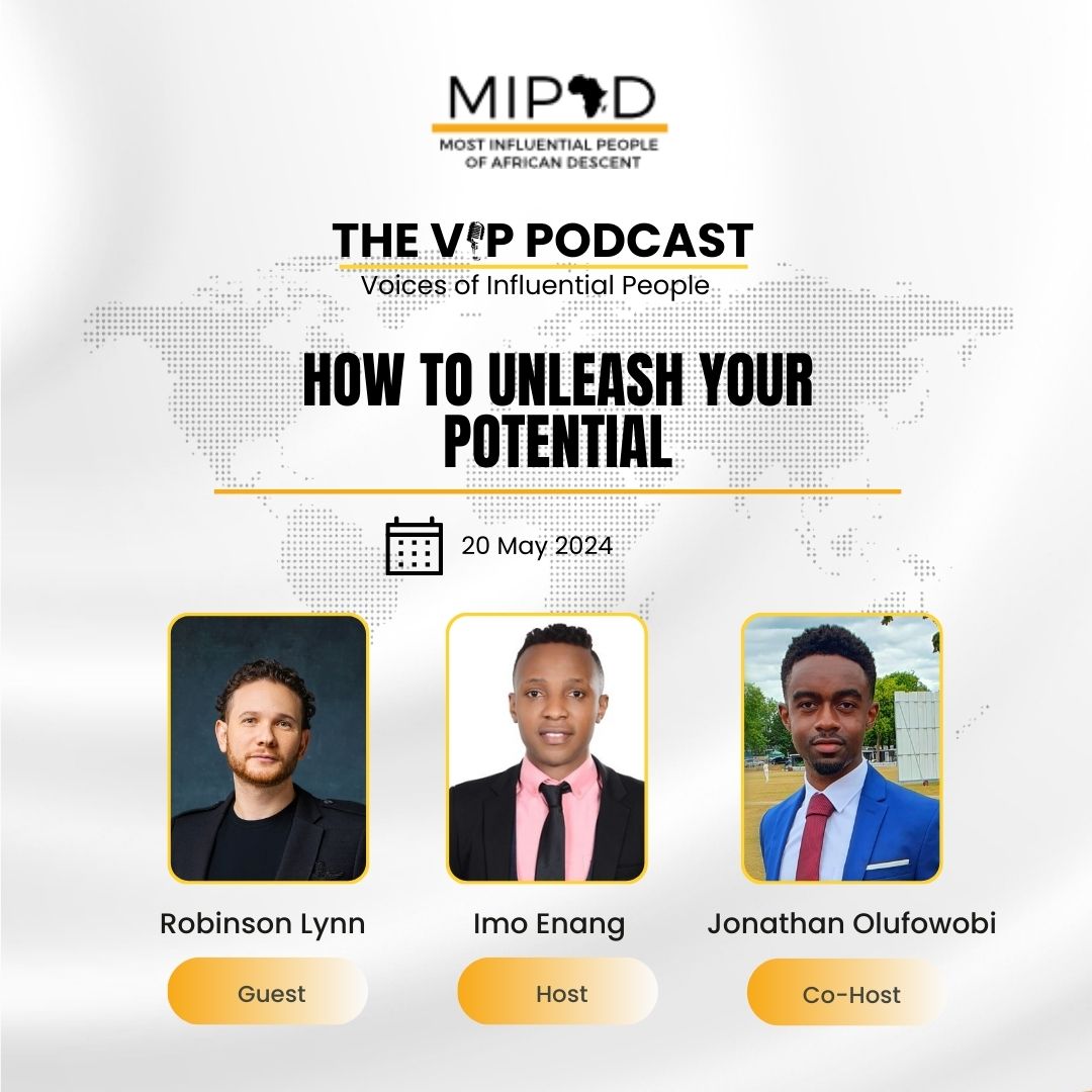 Unleash your potential with our next episode🎙️ On Monday, May 20th, as Robinson shares invaluable insights on maximizing your capabilities. This episode is not to be missed! Subscribe now to the Voices of Influential People Podcast. youtube.com/@MIPAD100/podc…
