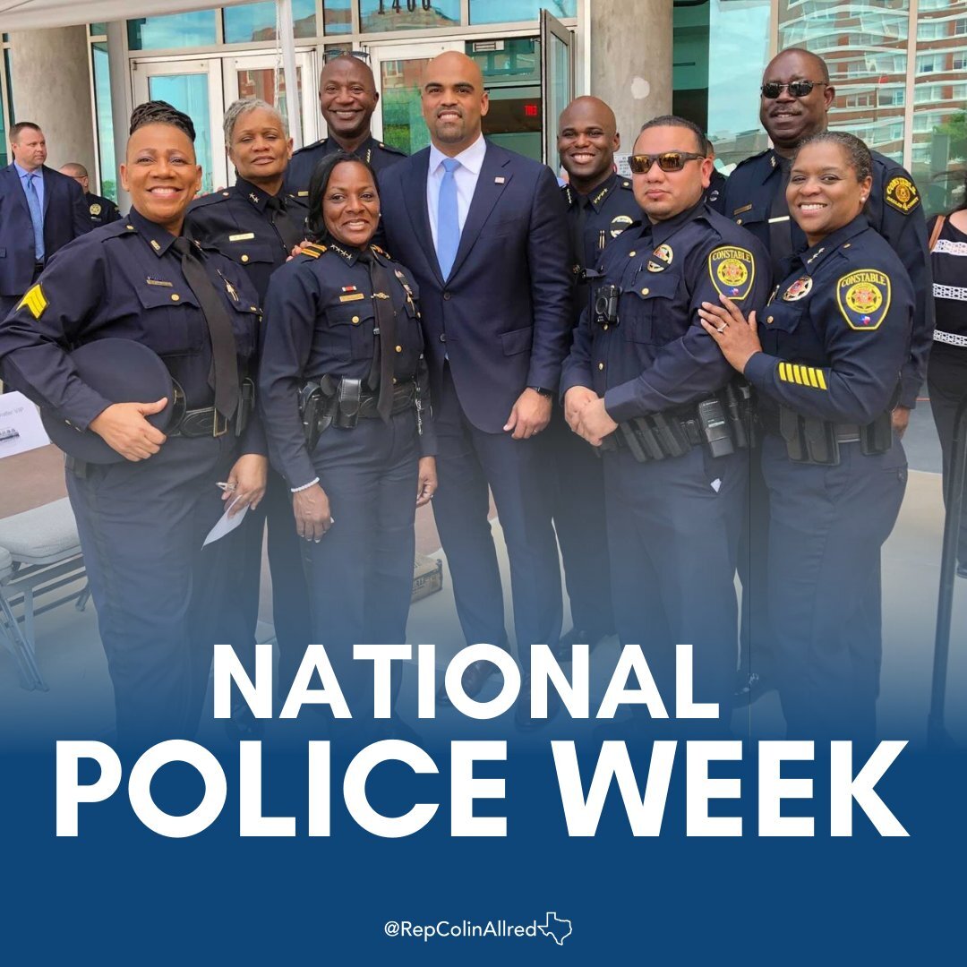 This #NationalPoliceWeek, I thank the brave men and women who work every day to serve our communities and keep them safe. We are thankful for your service and sacrifice.