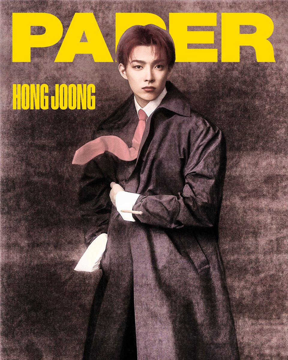 HONGJOONG on the cover of PAPER 🌹

#ATEEZBreakTheLimit