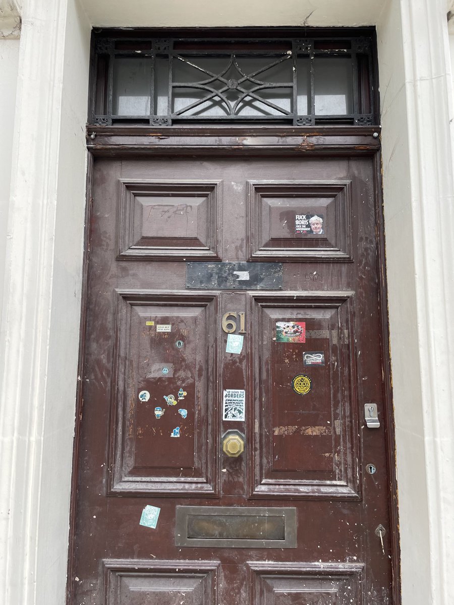 I picketed this door, in Stratford E15, 45 years ago *gulp* #nocontextdoors (well, a little bit of context).