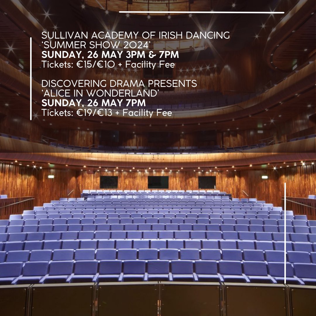 When you have so many shows, you have to spread them across two graphics!! 😱 Find out more about all the National Opera House has to offer at nationaloperahouse.ie