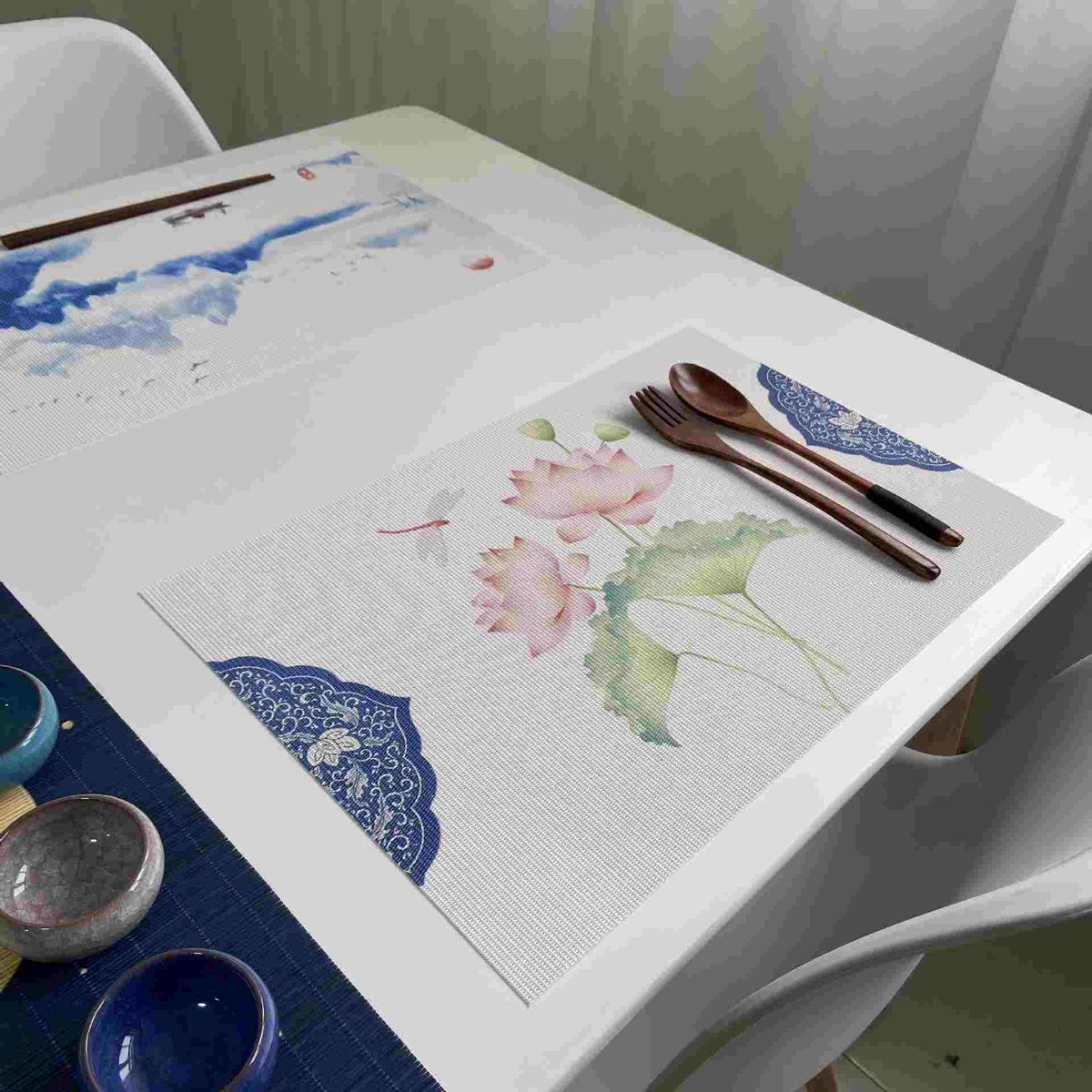 New Chinese style placemat, interpreting oriental aesthetics.
Integration of tradition and modernity.
Adding a new landscape to the dining table,
Start a new experience immediately： 9974b3-4d.myshopify.com