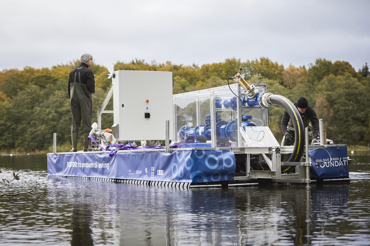 rosscrighton's tweet photo. #Phosphorus: Necessary in food production, but a big problem for freshwater #ecosystems.

At Lake Ormstrup, @PDJF_dk is testing new #sediment removal technology with minimal disturbance of lake ecosystems 👉 https://t.co/uCEgL4KJ2j

#lakestewardship #proudtobegrundfos https://t.co/0SDOHB9U4S