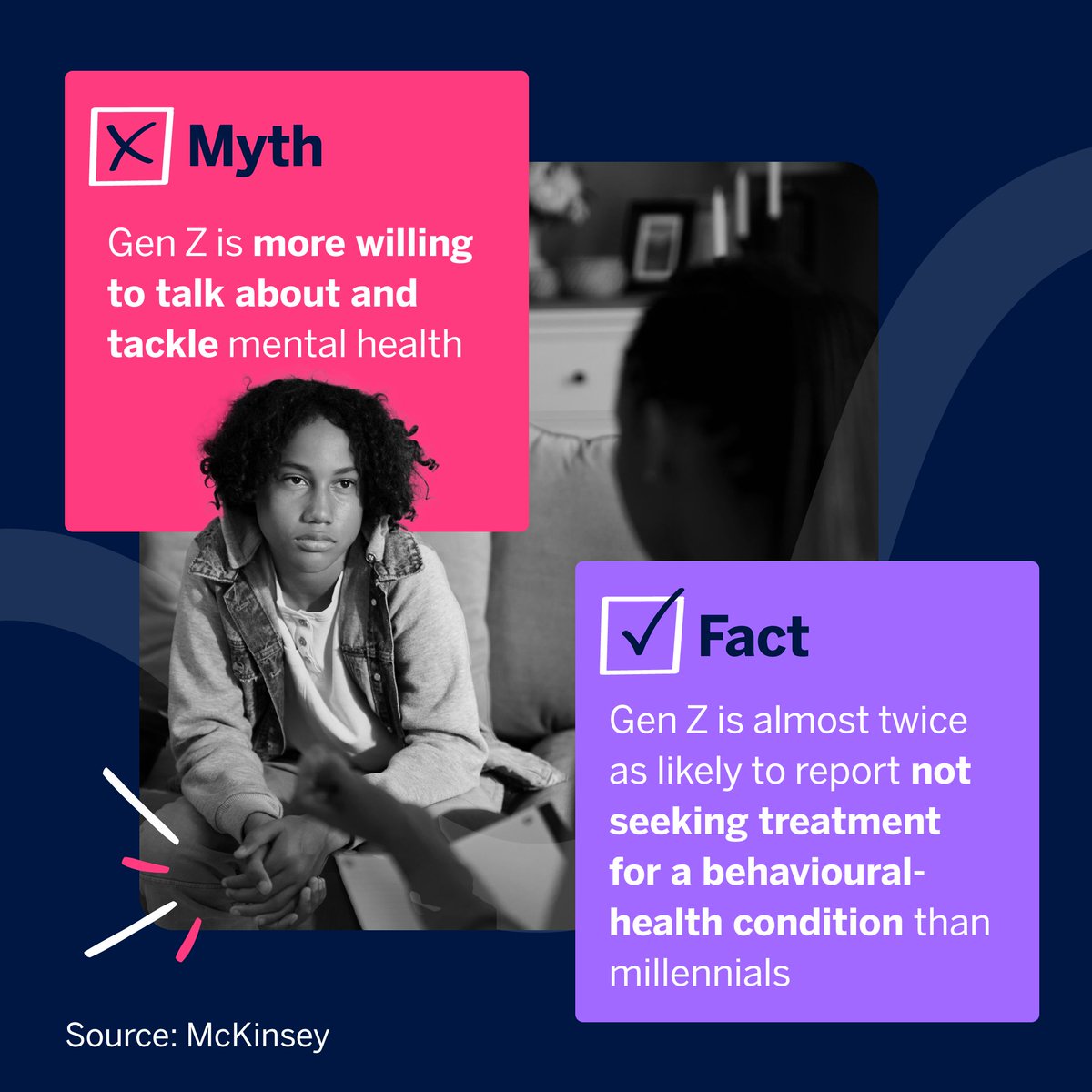 Always on TikTok, always out of office? The reality of Gen Z's mental health might surprise you. Read more eu1.hubs.ly/H097s7b0 #MentalHealthAwarenessWeek