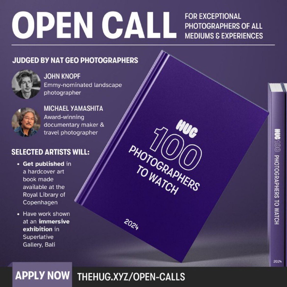 🚨 Photographers!! The 100 Photographers to Watch In Web 3 hosted by <a href="/thehugxyz/">JJ</a> will close in less than 2 weeks. This is an incredible opportunity to have your work published in a book and your work shown in a gallery exhibition in Bali. Submissions are due May 27, 2024. 🚨