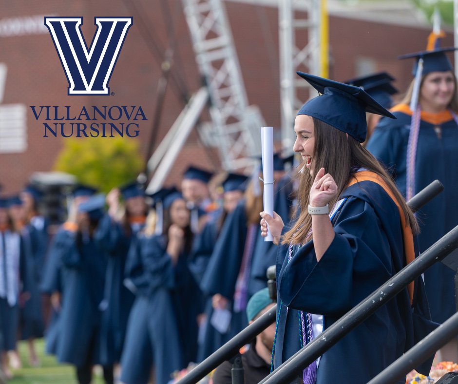 Commencement weekend is here! 🎉 Congratulations to ALL our #NovaNursing students who are graduating this weekend. Enjoy this special moment. 🤍 \V/ 💙 #VillanovaNursing #NovaNurse #NovaGrad2024
