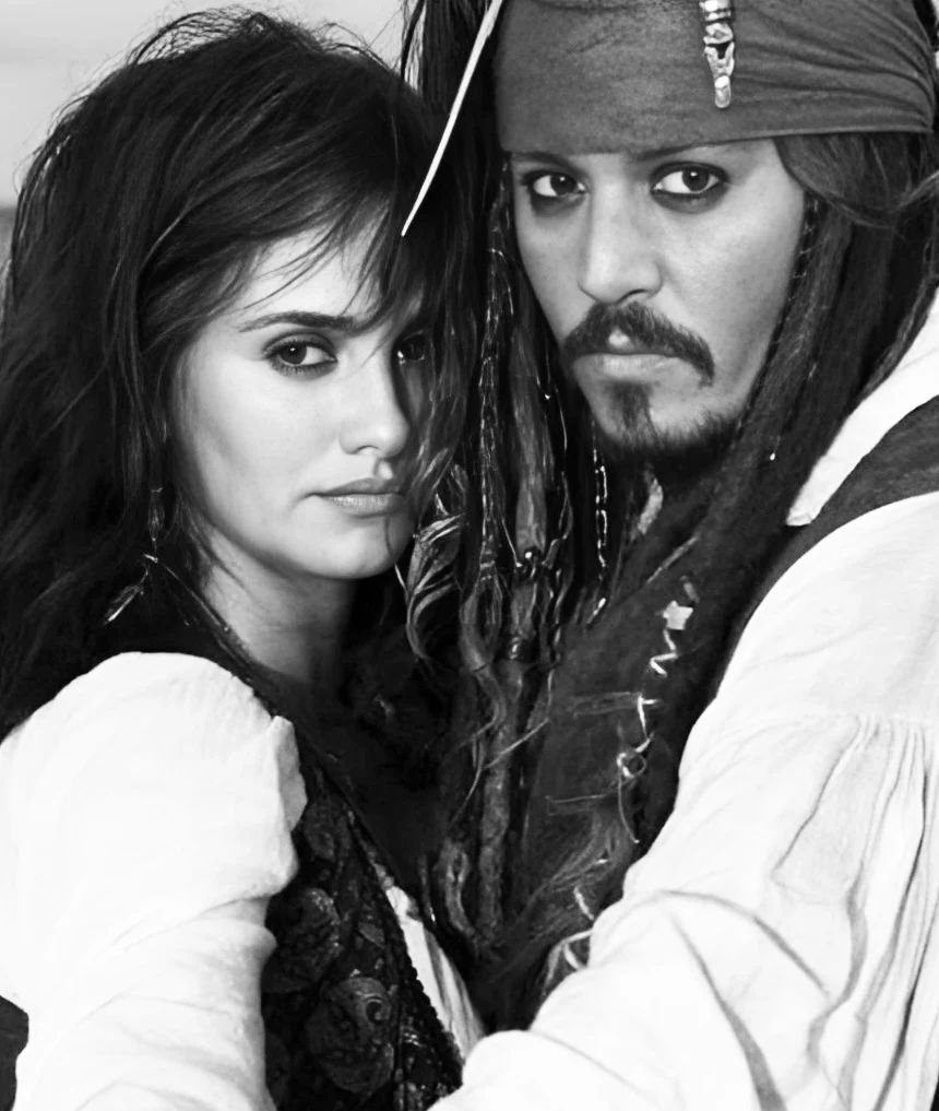 ✨️ Angelica & Jack Sparrow Penelope Cruz & Johnny Depp