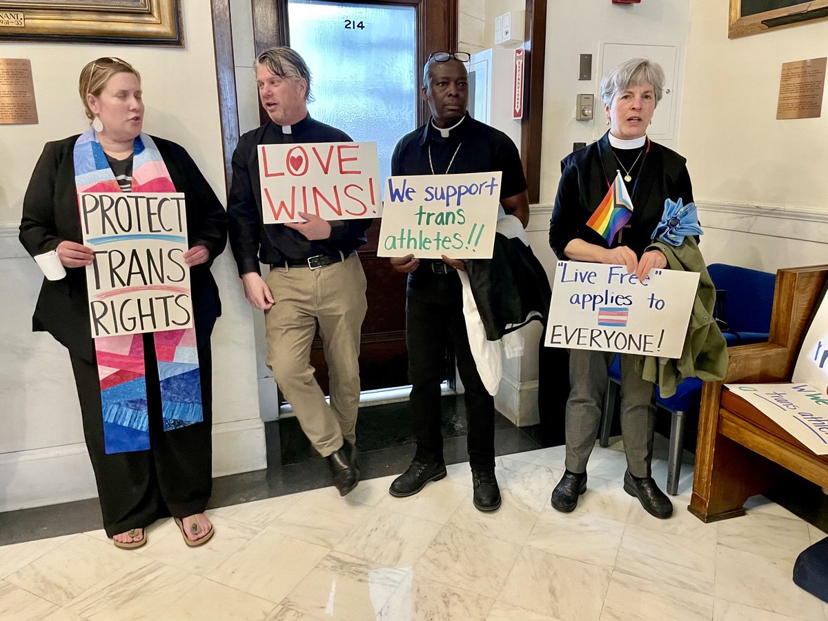 The local clergy fight for the God-given right of boys to compete in girls’ sports and share their locker rooms, and that of surgeons to perform vaginoplasties on children. #NHPolitics