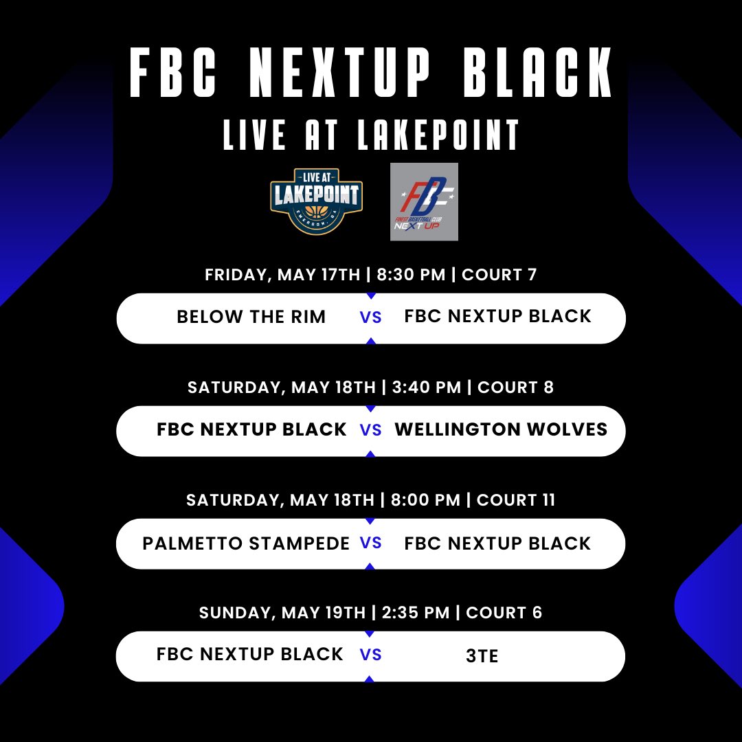 Come check out FBC NextUp Black this weekend at LIVE at Lakepoint❕<a href="/FBCMotton/">FBC Mo</a> <a href="/CoachKayFBC/">Next Up_Kay</a> <a href="/SimmonsMo/">Morgan Simmons</a> <a href="/Coach_Buck03/">Christian Buckmire (Coach Buck)</a> <a href="/KyleSandy355/">Kyle Sandy</a> <a href="/dev_414/">FBC Dev</a>