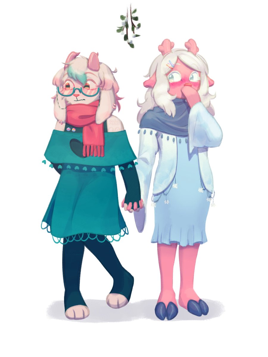 Transfem Ralsei and Noelle