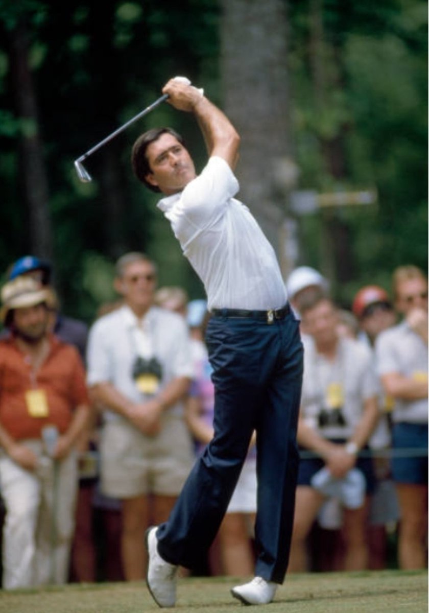💪⛳🇪🇦 40 years ago, in 1984 at Shoal Creek, AL, at the 66th PGA Championship Seve recorded his best finish in the event: 70 - 69 - 70 - 70 for 5th place #Seve #SeveBallesteros #golf #golftwitter #golfinsta #golfinstagram #golftok #Spain #Cantabria #book #publishing