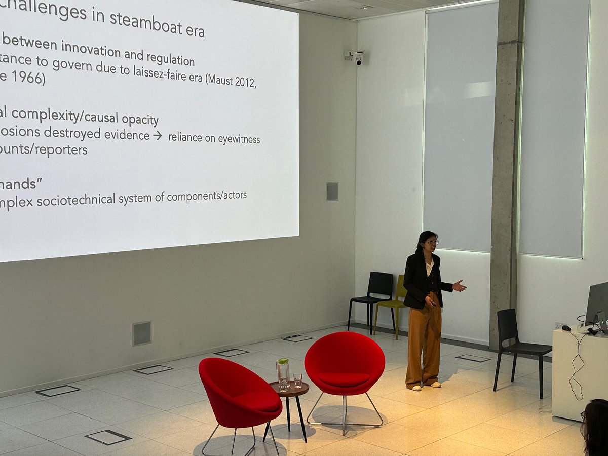 Prof Ewa Luger @ewaluger.bsky.social (@ew_luger) on Twitter photo <a href="/Bhargavi_Ganesh/">Bhargavi Ganesh</a> explains what we can learn about AI governance from Steamboats. How should we deal with the ‘many hands’ problem -‘we don’t see the same communities of practice around security that we saw in the steamboat era.’ @Braid_UK <a href="/Bhargavi_Ganesh/">Bhargavi Ganesh</a> explains what we can learn about AI governance from Steamboats. How should we deal with the ‘many hands’ problem -‘we don’t see the same communities of practice around security that we saw in the steamboat era.’ @Braid_UK