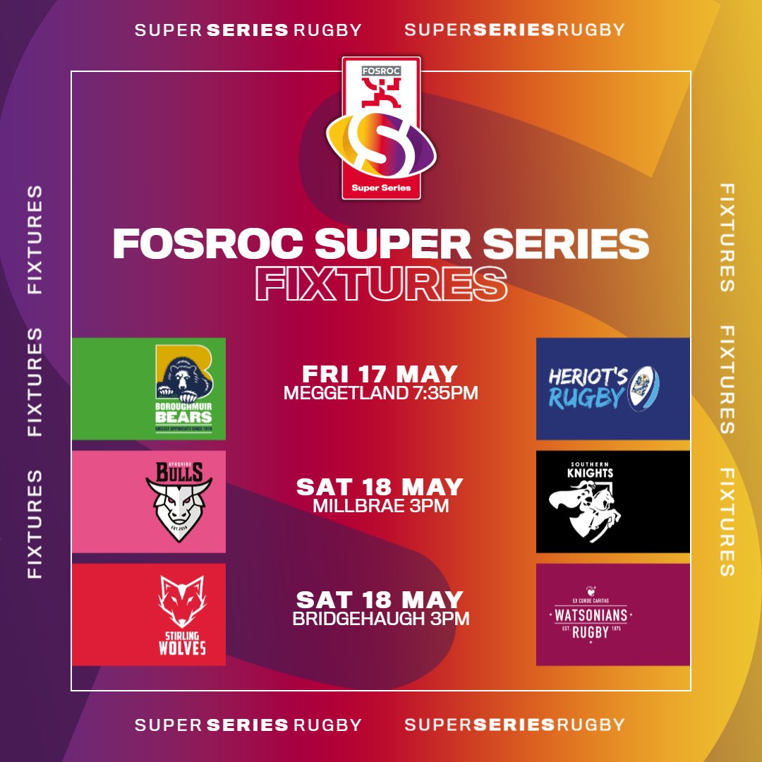 Back for more @SuperSeriesRug this weekend 👊

#FOSROCSuperSeries