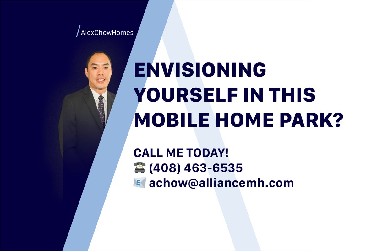 alexchowhomes's tweet photo. #SpringLakesPark
225 Mount Hermon Rd
#ScottsValley, CA #95066

#SpringLakes 55+ #MobileHomePark: Tucked away in a great location, Spring Lakes offers a beautiful pool, clubhouse, putting green, shuffleboard, and more. 🛝

/ AlexChowHomes 🏠
☎️ (408) 463-6535

#Realtor #SanJose https://t.co/30sK4Y1Zfs