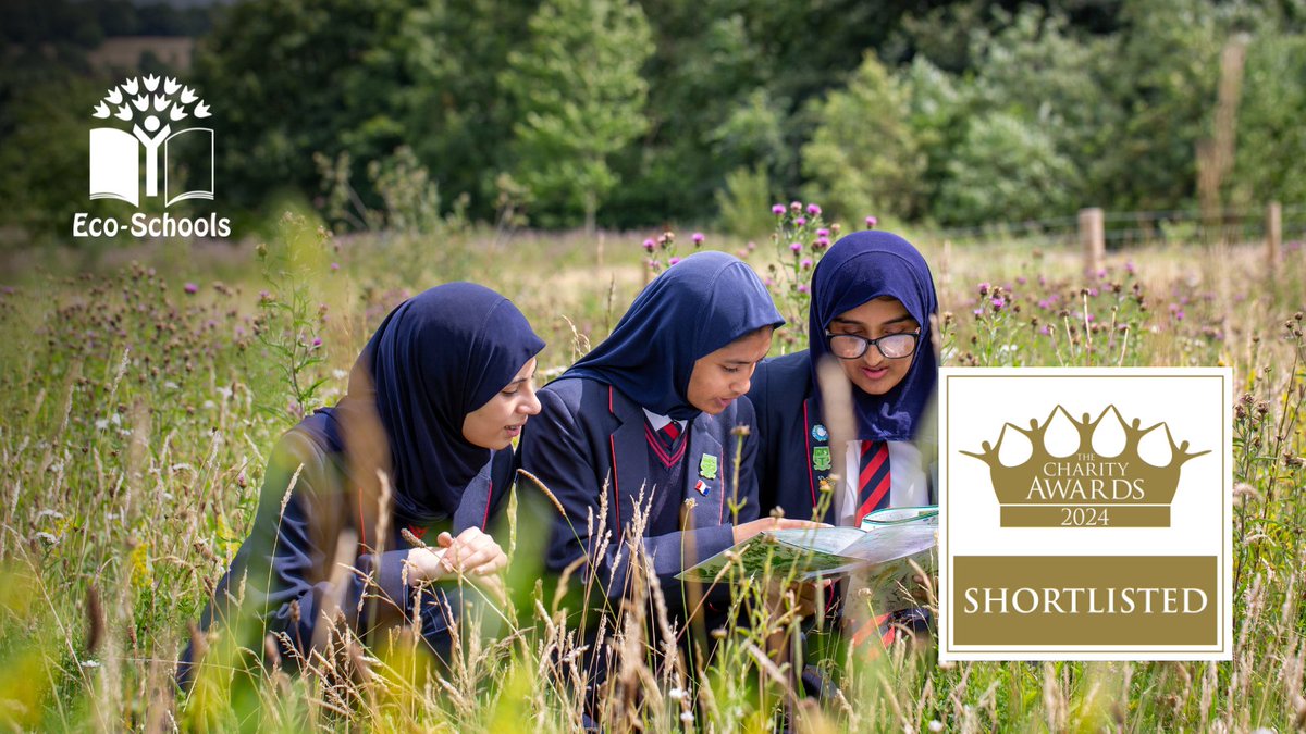EcoSchools's tweet image. 🎉 Eco-Schools England is thrilled to share that we’ve made the shortlist for this year’s Charity Awards in the Education and Training category! 🌟 Cross your fingers for us on July 9th! 🤞🏆