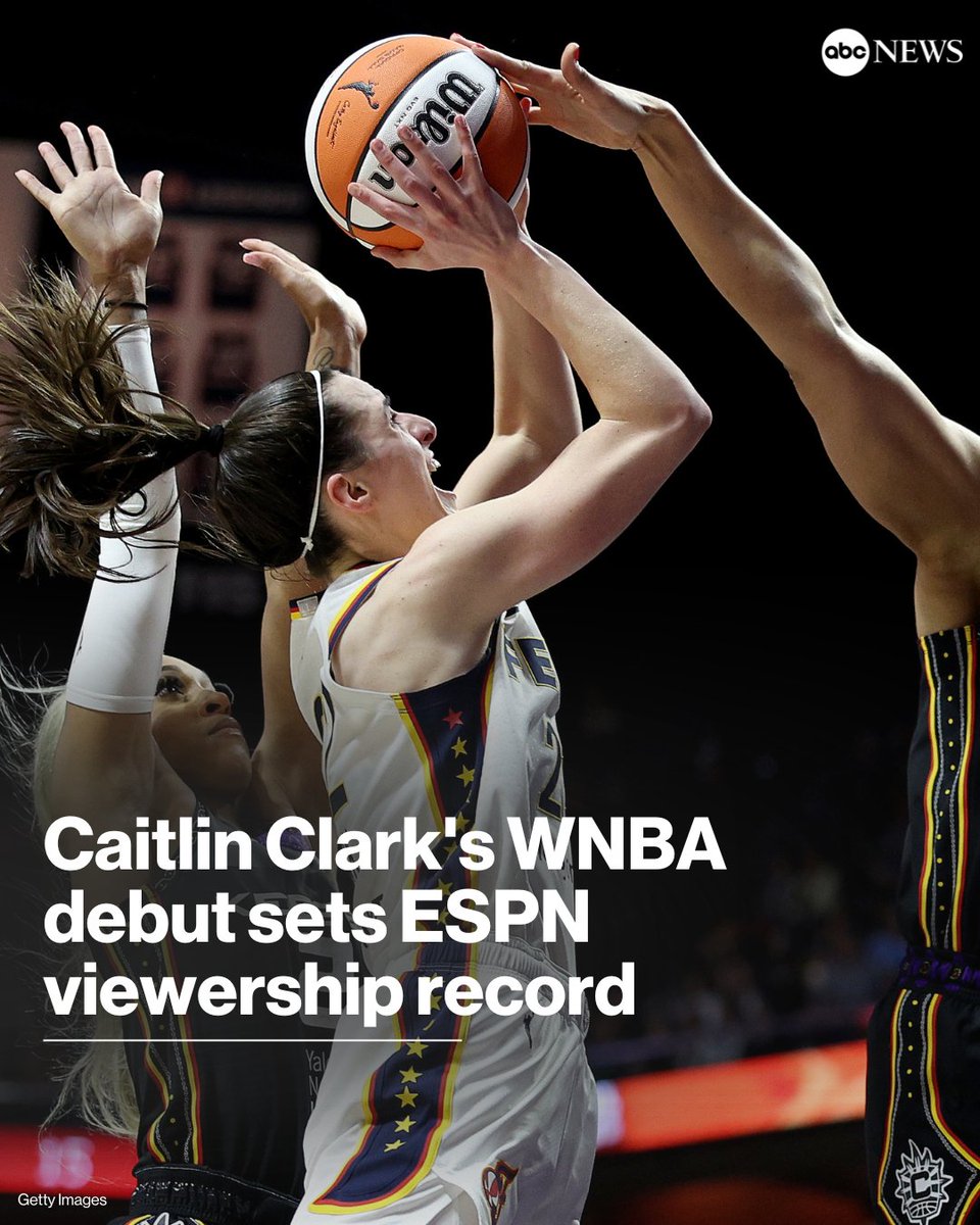 ESPN’s broadcast of the Connecticut Sun’s game against Caitlin Clark and the Indiana Fever had the highest viewership for a WNBA game on the network.
trib.al/NQ3cKgn