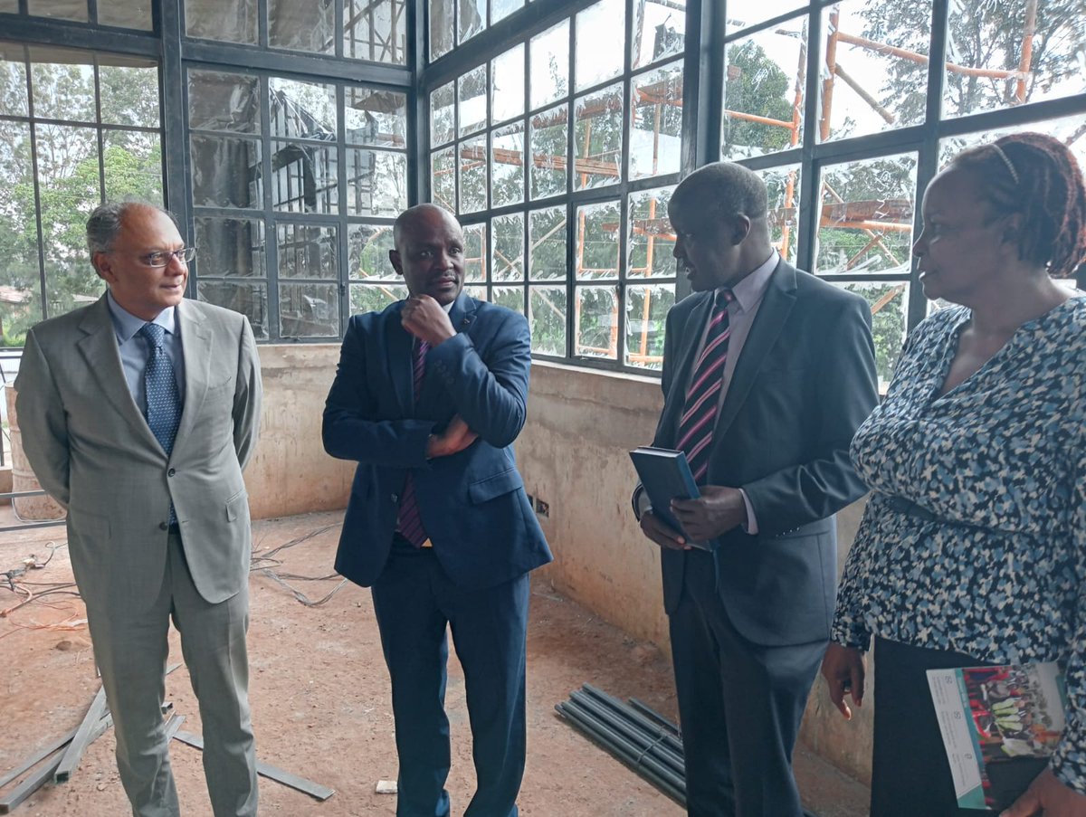 Today, KeNIA CEO Dr. @tomwansa visited the ongoing construction of Kantaria Agri-Tech & Innovation Centre at @uonbi's Upper Kabete Campus. Innovation intersects agriculture for a sustainable future! Stay tuned as we revolutionize farming! #EnablingInnovation