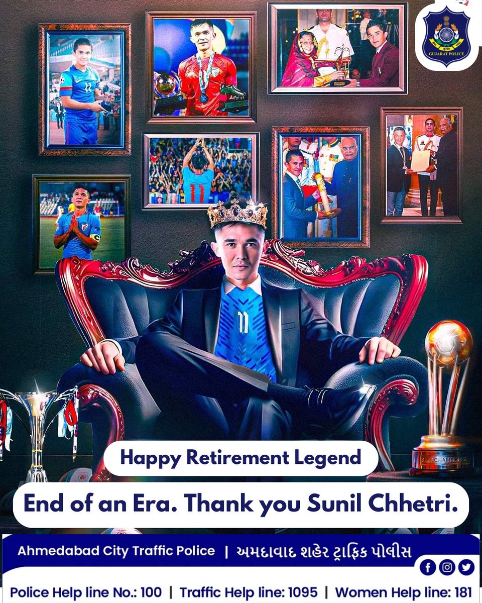 O Captain! My Captain! 💙 End of an Era. Thank you Sunil Chhetri. #SunilChhetri