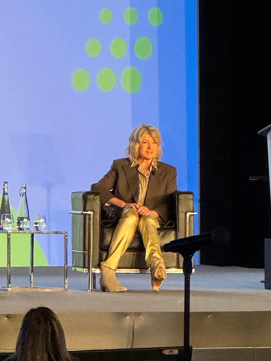 Martha Stewart did not disappoint at Realtor Quest! Great speaker with an interesting life and perspective on business and technology. And, wow, does she look amazing for 82! @MarthaStewart