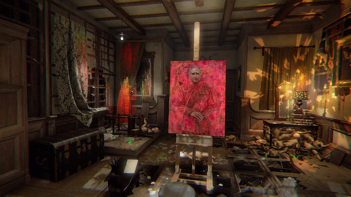 helloNikoheart's tweet photo. I knew I'd seen that King Charles painting in a video game somewhere before 🤔 https://t.co/Tm9ELfJxgD