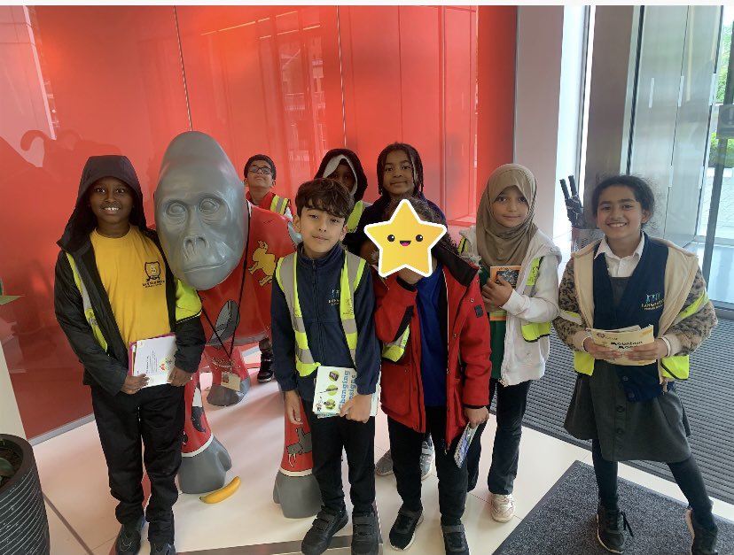 Thank you to the amazing Reading Buddy Volunteers from @BurgesSalmon who welcomed some of our children to their offices for a tour and a lovely lunch! 😎