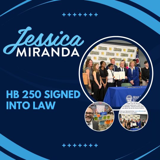 The Governor signed my HB250! This is truly amazing when a constituent reaches out to you, sees a gap, and then you write a piece of Legislation to close that gap! #RepresentativeDemocracy This is what I mean when I say #IWorkForYou A big win for our students who want to