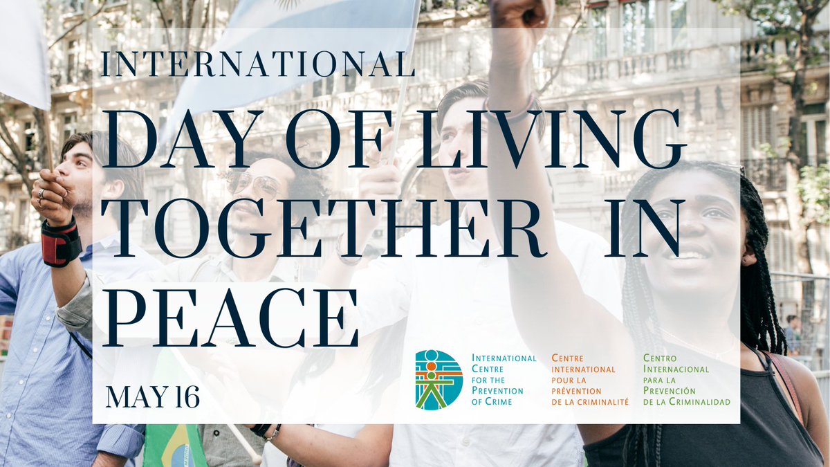 On International Day of Living Together in Peace, we celebrate the values of #peace, #tolerance, and mutual #respect which are important to living together harmoniously. #justice #safety #safetyforall