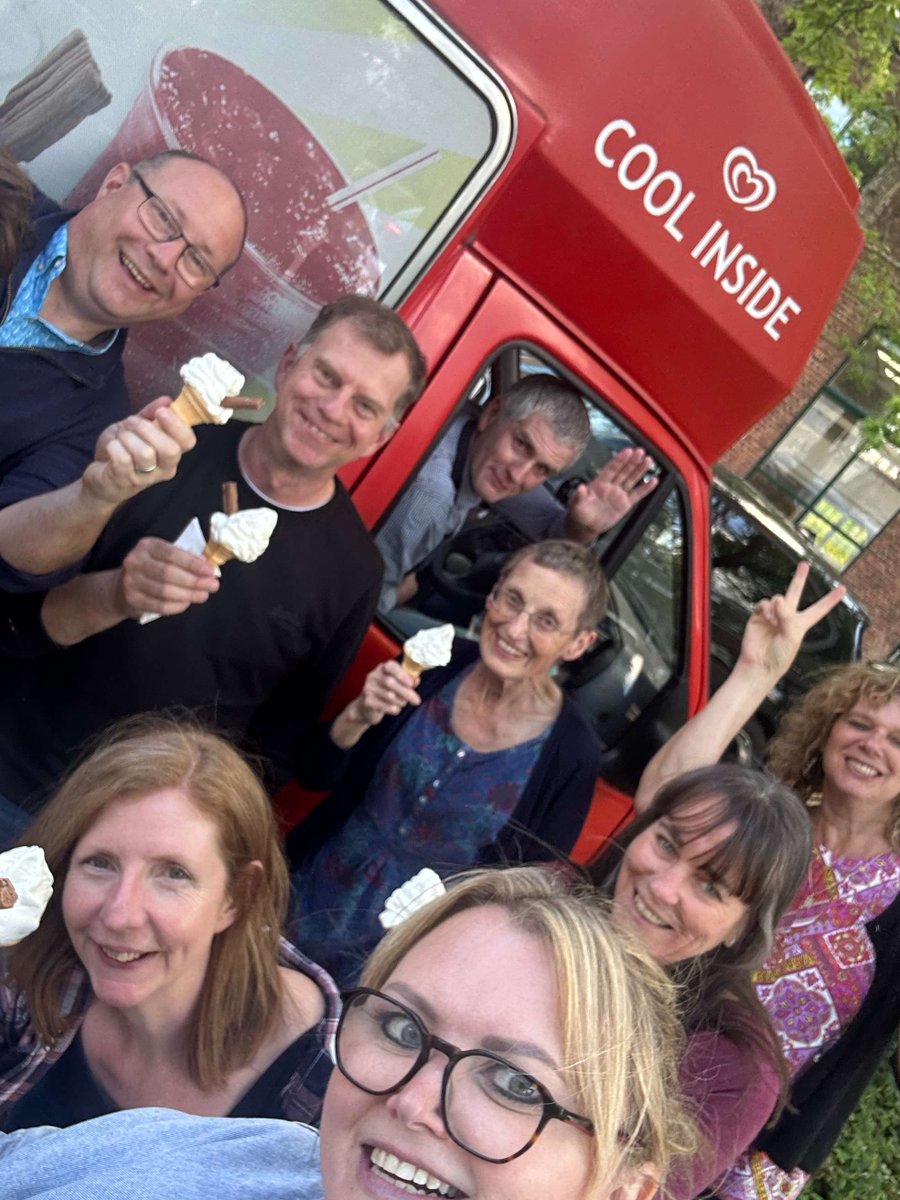 What a great team to work with. Nice to share an ice cream with our office based team in #Dursley #Gloucestershire.