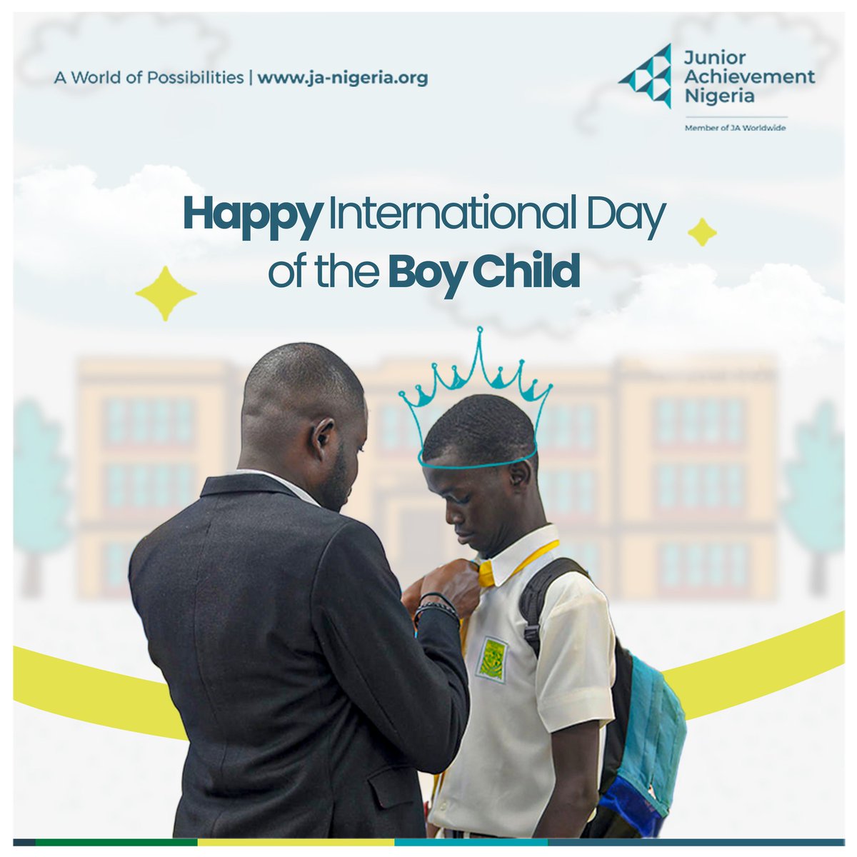 Today's boys are tomorrow's leaders with the potential to inspire change and birth positive impact in our society. Together, we're giving them the support, inspiration, and mentorship they deserve on their path to greatness.

Happy #internationalDayoftheboychild