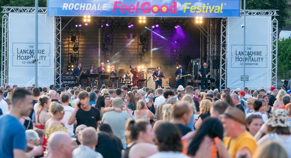 Want to play the main stage? 🎵 Our Feel Good Battle of the Bands competition is NOW OPEN and first prize is a 20-minute MAIN STAGE slot on Saturday 10 August. Find out more and how to apply ▶️ rochdale.gov.uk/news/article/3… #NewMusic 🔊