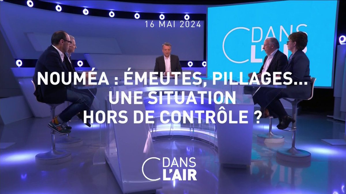 #cdanslair avec @AxeldeTarle, c'est maintenant sur France 5 ! Au programme ce soir : #Nouméa : émeutes, pillages...une situation hors de contrôle ?

Posez vos questions dès maintenant sur notre site : bit.ly/EmissionCdansl…