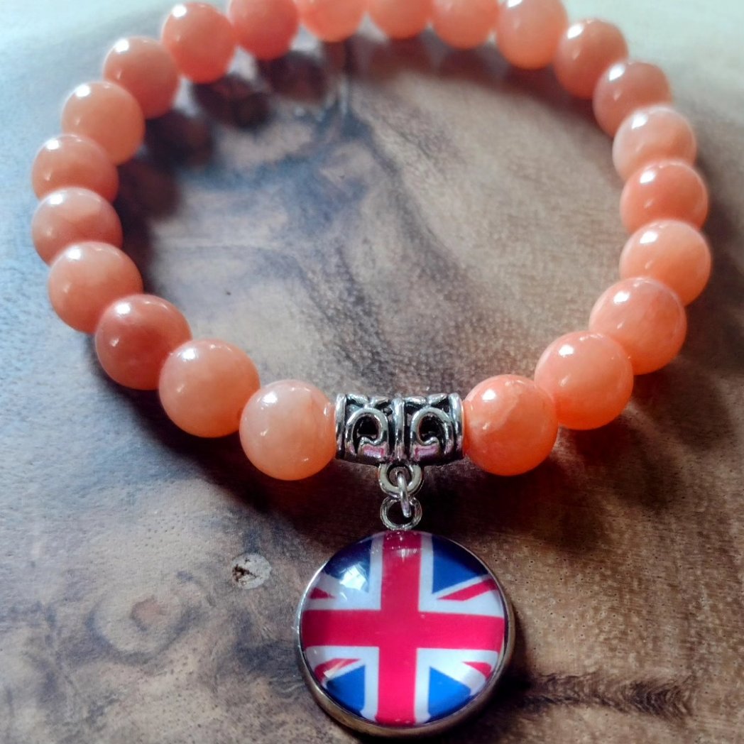 The 12th Of July Orange Jade Bracelet thatcraftyfella.etsy.com/listing/173241… #12thJuly #OrangeOrder #OrangeLodge #FluteBand #MarchingSeason #Belfast #NorthernIreland #Dup #Uup