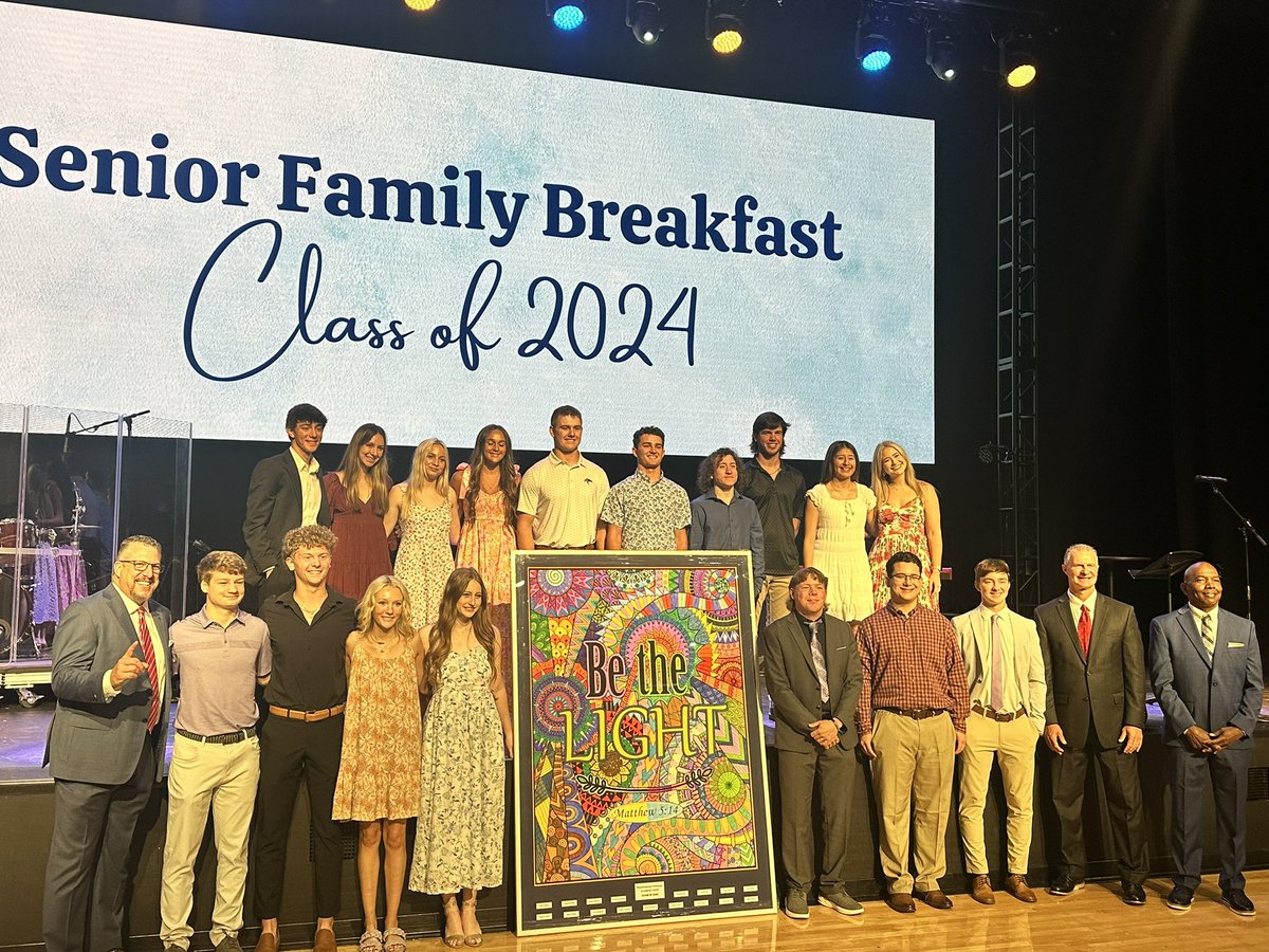 What an amazing journey this has been with Prestonwood Christian Academy North! We CELEBRATE this class full of amazing men & women who will go out and #BeTheLight on their college campuses and beyond! Proud parents

Congrats, Class of 2024! 🎉🎓
You are now ready!!