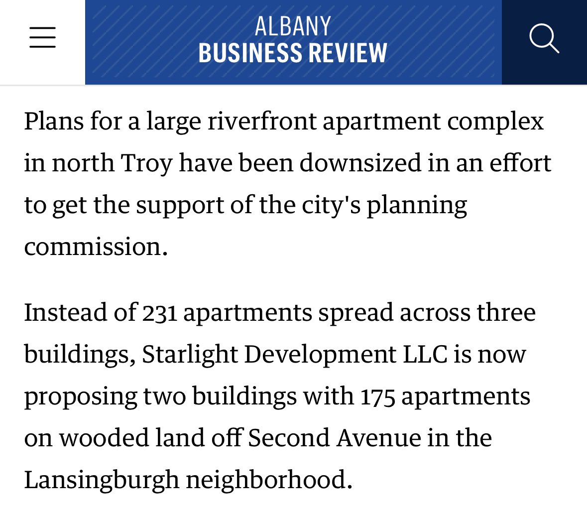 Pussy Pat’s Planning Board already cost TROY. NY taxpayers revenue on 56 market rate apartments on empty land across from a TRAILER PARK ———-> HOLDOVER Planning Board still controlled by hardcore Democrats like Barb Nelson of TAP: trying to sabotage progress TAX REVENUE