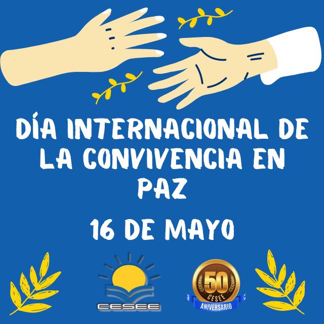CeseeEF's tweet photo. La convivencia en paz es el cimiento de sociedades prósperas, donde todos pueden alcanzar su máximo potencial. 🤝🏻🕊️

#todossomoscesee 
#vamoscesee 
#EducaciónFísica 
#CESEE #50añosformandoprofesionalesdelaeducacion https://t.co/00pXrv4FNq