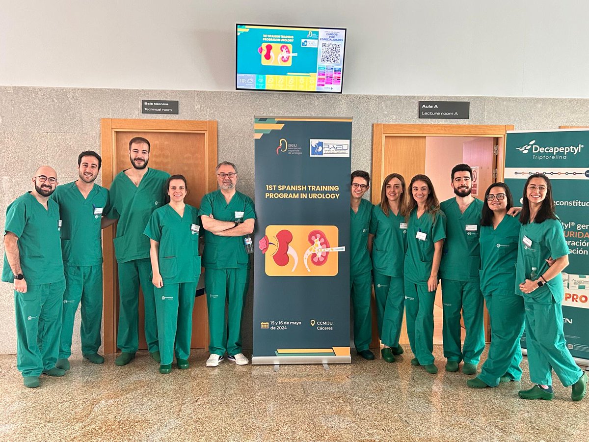 Así concluimos el 1st Spanish Training Program in Urology. 🤩Buen feedback del alumno y del profesorado. Un trato excepcional del @ccmijesususon como siempre. @InfoAeu