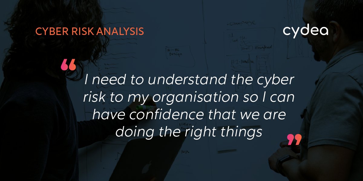 cydeaHQ's tweet image. Cyber risk is the cornerstone of modern security programmes and decision making.
Let us be your partner in understanding your cyber risk and giving you confidence in your approach using quantitative risk analysis methodology.

cydea.com/services/cyber…
#PositiveSecurity #CRQ #Cyber