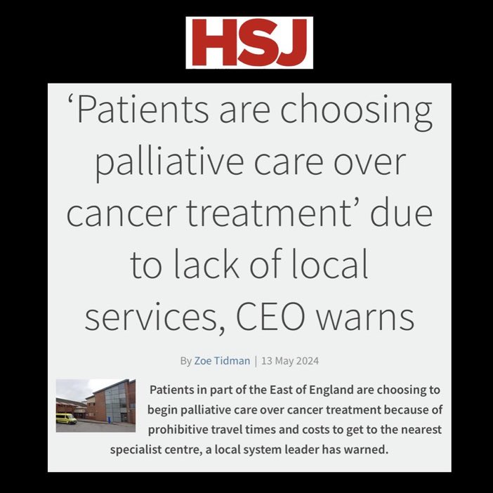 Even a decade ago, this would have been unthinkable… Choosing to decline life-prolonging or life-saving treatments because accessing them is too difficult and costly Hang your heads in shame Tory MPs and NHS Leaders… This complete and utter failure is on your watch!