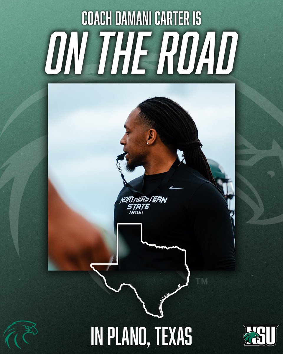 Back on road!!! Rain or shine, I’m going to find some future Riverhawks today 💪🏾🦅 #Come2TheQuah