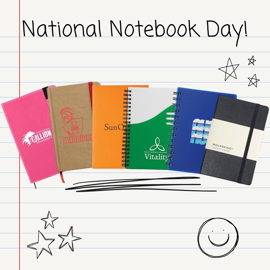 GNPBrandedGear's tweet image. Today, we honor the humble notebook - keeper of secrets, dreams, and ideas. 
Happy National Notebook Day! 
#GNPBrandedGear #NotebookDay #PromoProducts
Check out our Notebook Collection: brandedgear.com/category/noteb…