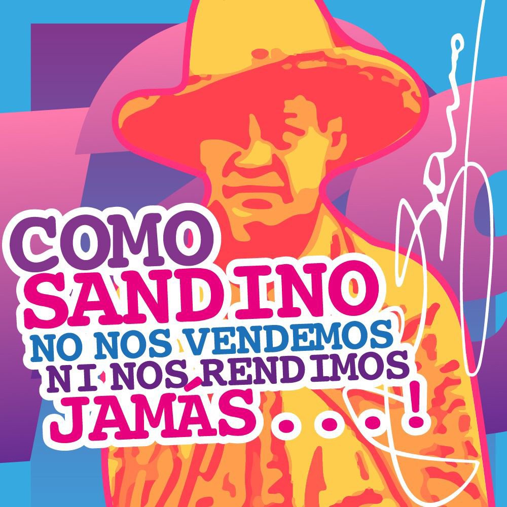 Seguiremos luchando por La Paz, la dignidad y nuestra soberanía #SomosUNAN #ManaguaSandinista #4519LaPatriaLaRevolución ¡Viva Sandino!!