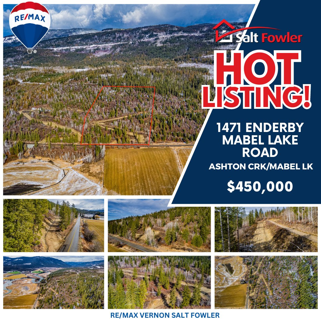 Hot Listing! 1471 Enderby Mabel Lake Road!

Dream property with endless possibilities.

Info here:
saltfowler.com/mylistings.htm…

#JustAddSalt #SaltFowler #REMAX #Vernon #REMAXVERNON #RealEstate #CentralOkanagan #Shuswap #NorthOkanagan