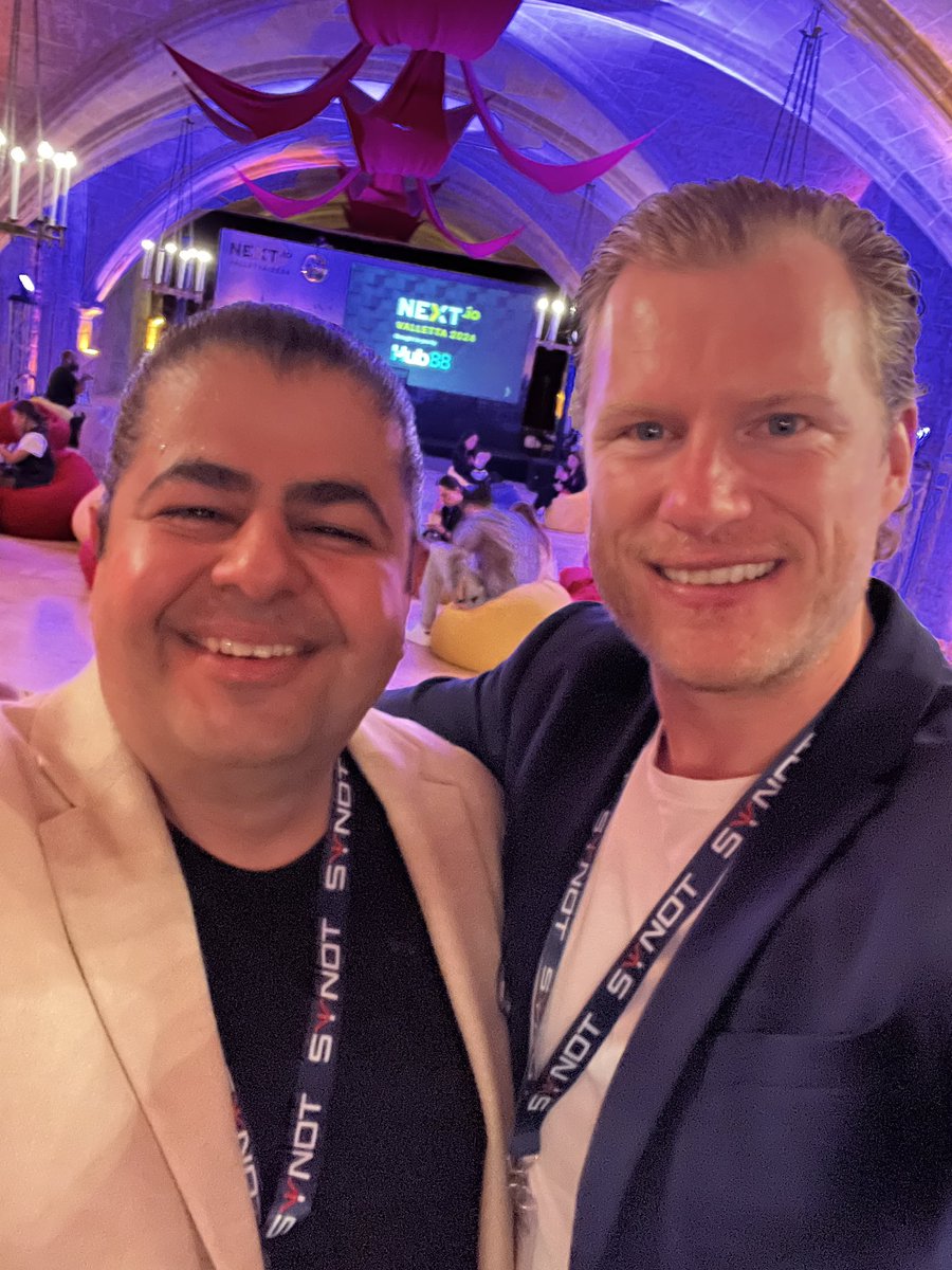 Great to host the astute Ali Gündüz aka <a href="/gnufs/">Ali Gündüz</a> at <a href="/nextdotio/">NEXT.io</a>: Valletta!