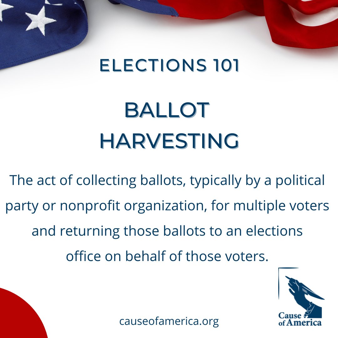Elections 101: What is Ballot Harvesting?

#electionintegrity #ballotharvesting #causeofamerica